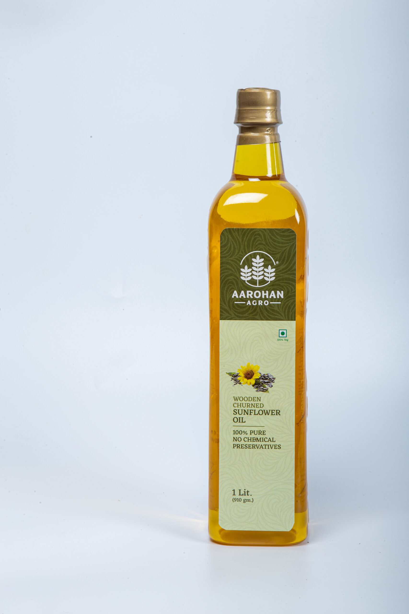 Wood-Churned Sunflower Oil – Cold-Pressed, Rich in Vitamin E, Heart-Healthy Oil from Kolhapur - Image 3