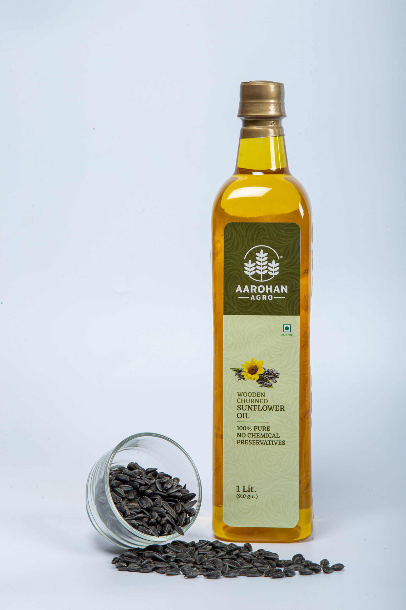 Wood-Churned Sunflower Oil – Cold-Pressed, Rich in Vitamin E, Heart-Healthy Oil from Kolhapur - Image 4