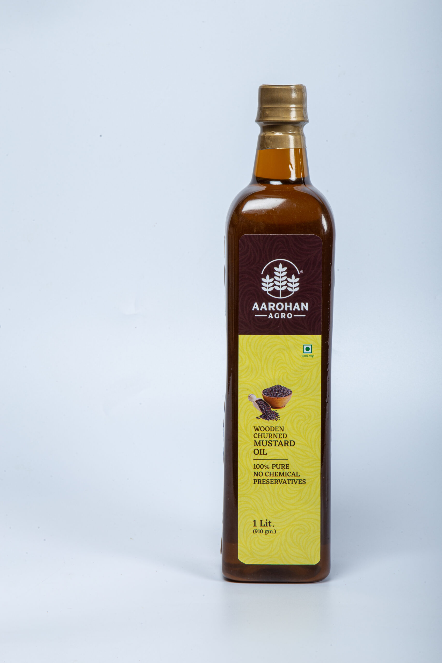 Wood-Churned Mustard Oil – Cold-Pressed, Heart-Healthy, Antioxidant-Rich Oil from Kolhapur - Image 3