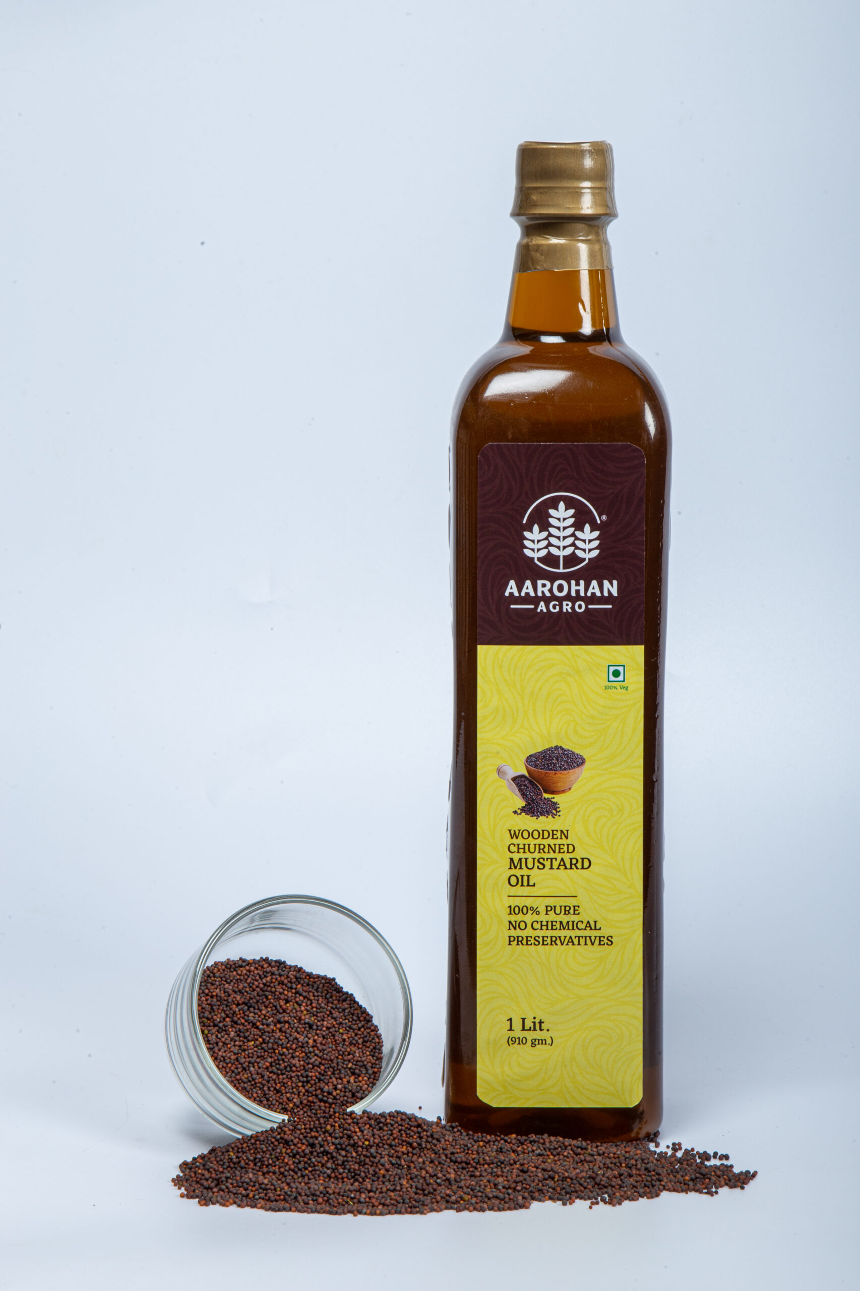 Wood-Churned Mustard Oil – Cold-Pressed, Heart-Healthy, Antioxidant-Rich Oil from Kolhapur - Image 4