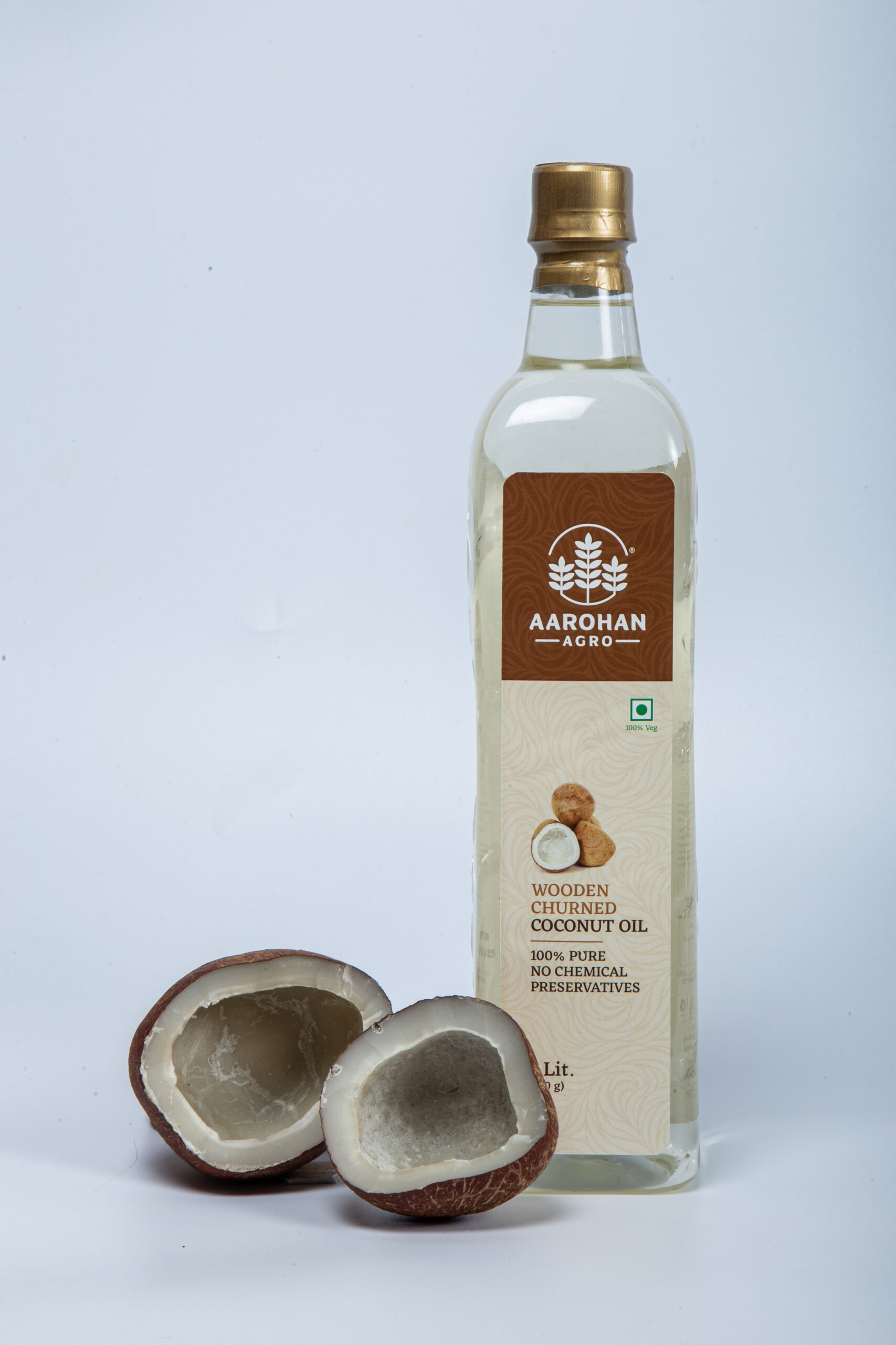 Wood-Churned Coconut Oil – Cold-Pressed, Immune-Boosting, Skin-Nourishing Oil from Kolhapur - Image 3